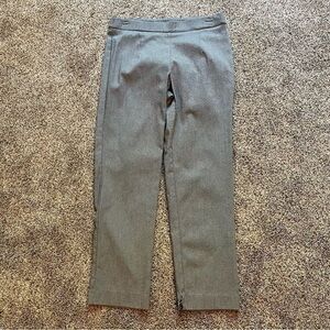 Briggs Petite Black & White Patterned Dress Pants Medium Petite